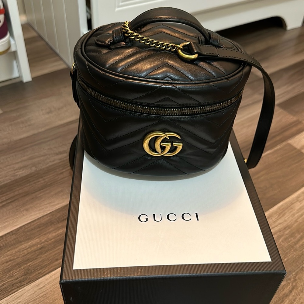 Gucci calfskin matelasse mini GG mormont